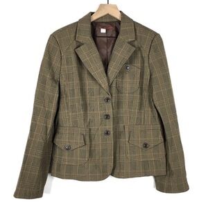 TAPEMEASURE Blazer Jacket Plaid Checks Grid Dark Academia Preppy Classic Style